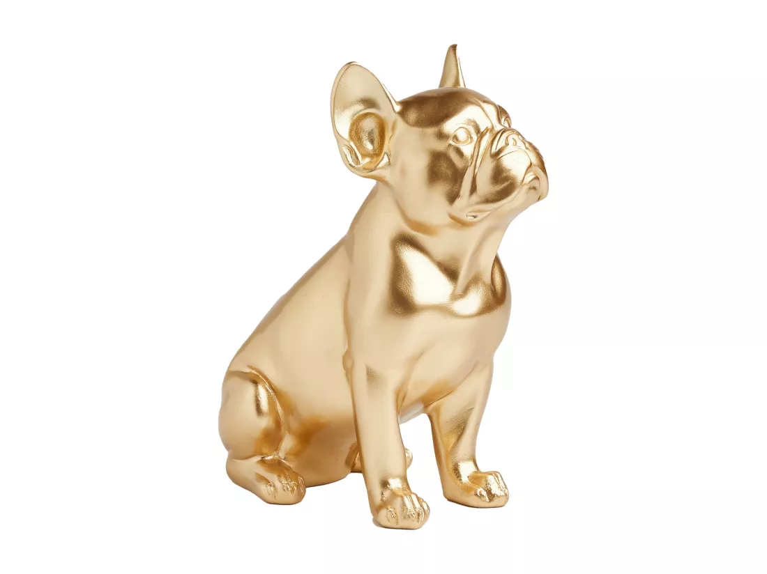 Figurine Buldogos Or Moyen 25 x 11.5 x 21.5