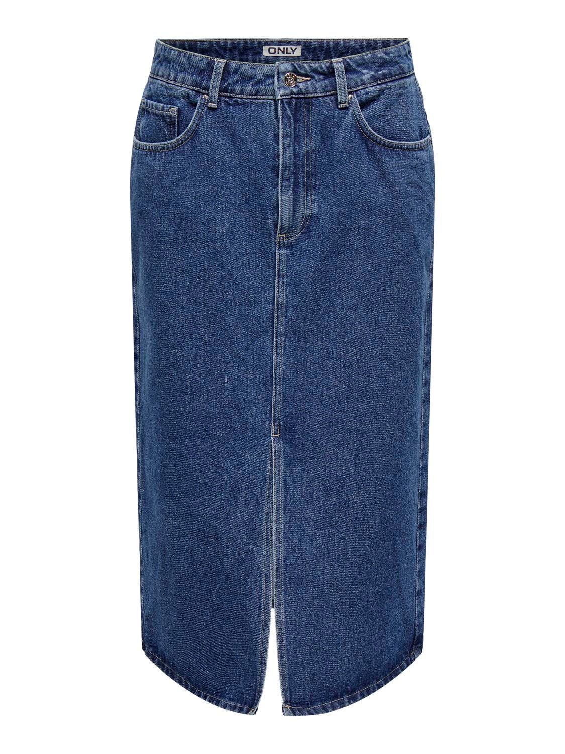 ONLBIANCA Jeansrock Medium Blue Denim