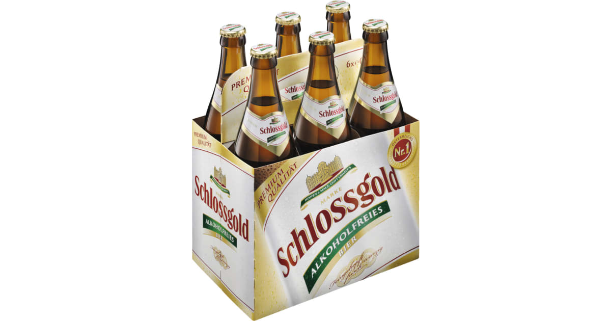 Schlossgold Alkoholfrei Tray 6x 0,5 Liter (Mehrweg)