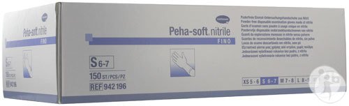 Hartmann Peha-Soft Nitrile Fino Gants Non Poudrés Small 150 Pièces (9421964)