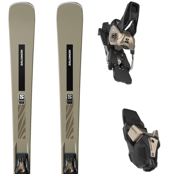 Pack ski SALOMON S/MAX N°12 + MI12 GW F80 LIGHT BRONZE MET. / BLACK