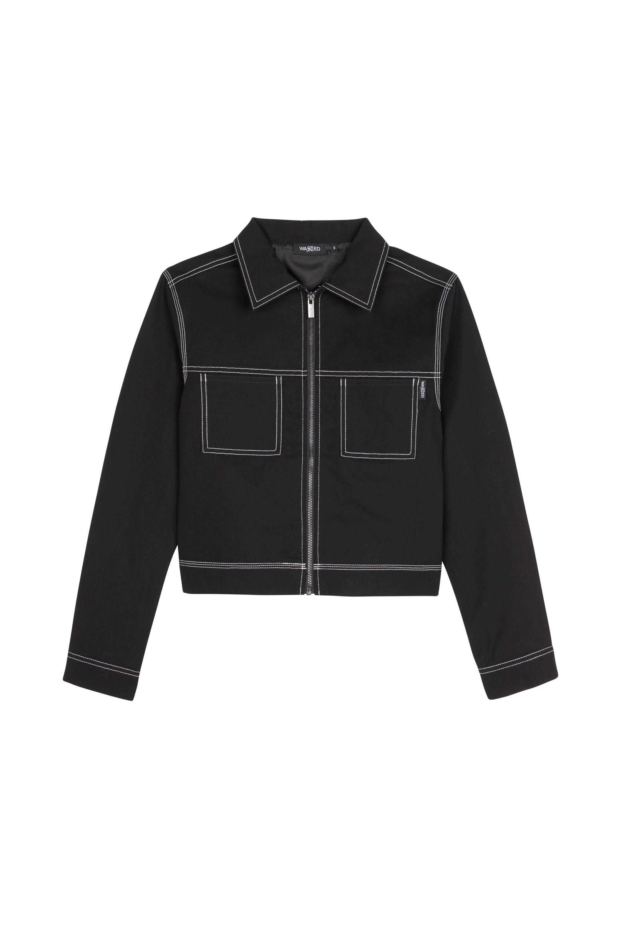 WASTED Veste WM JACKET PEARL Noir