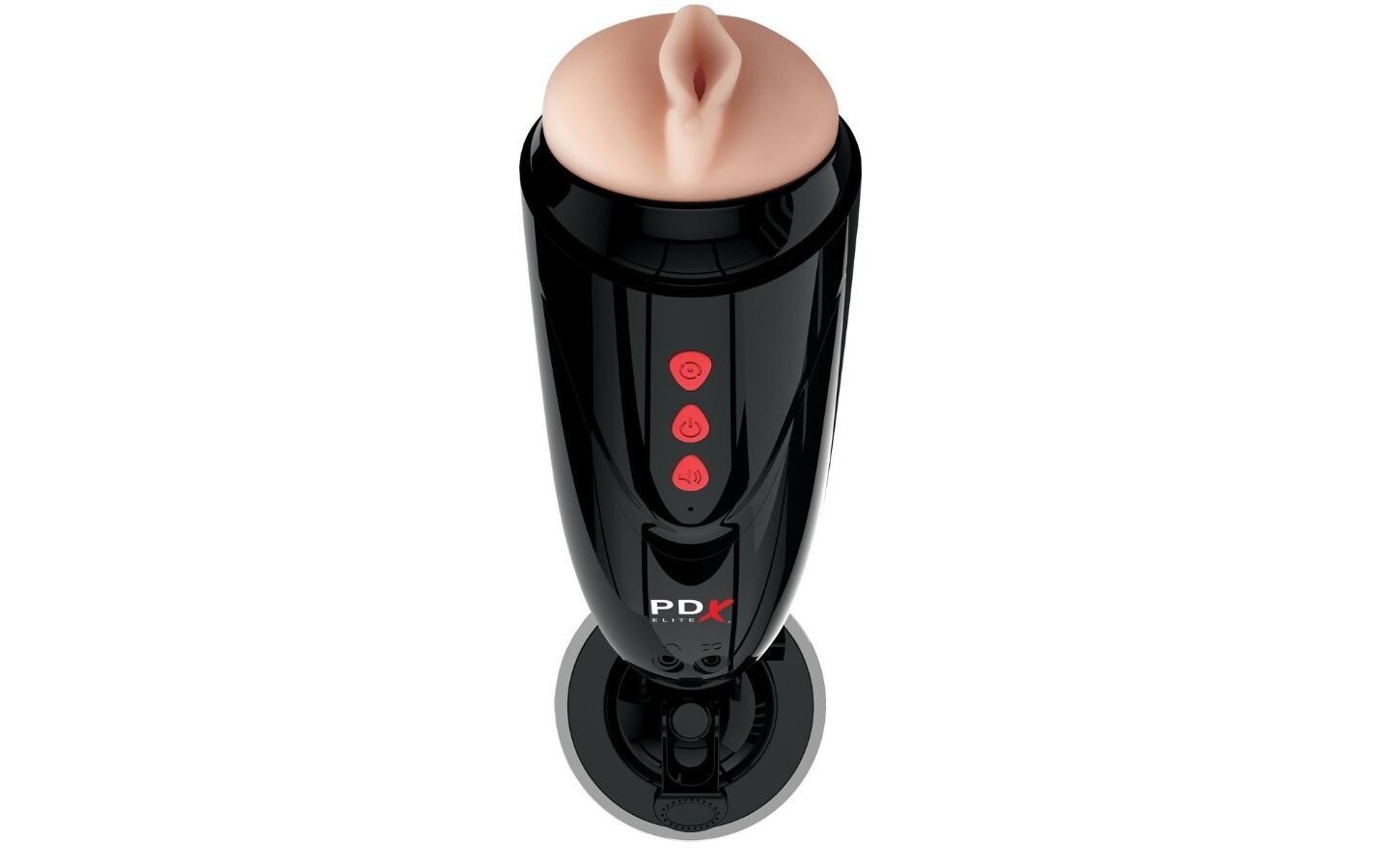 Masturbator Dirty Talk Stroker SchwarzSprechendes Sextoy für den Mann