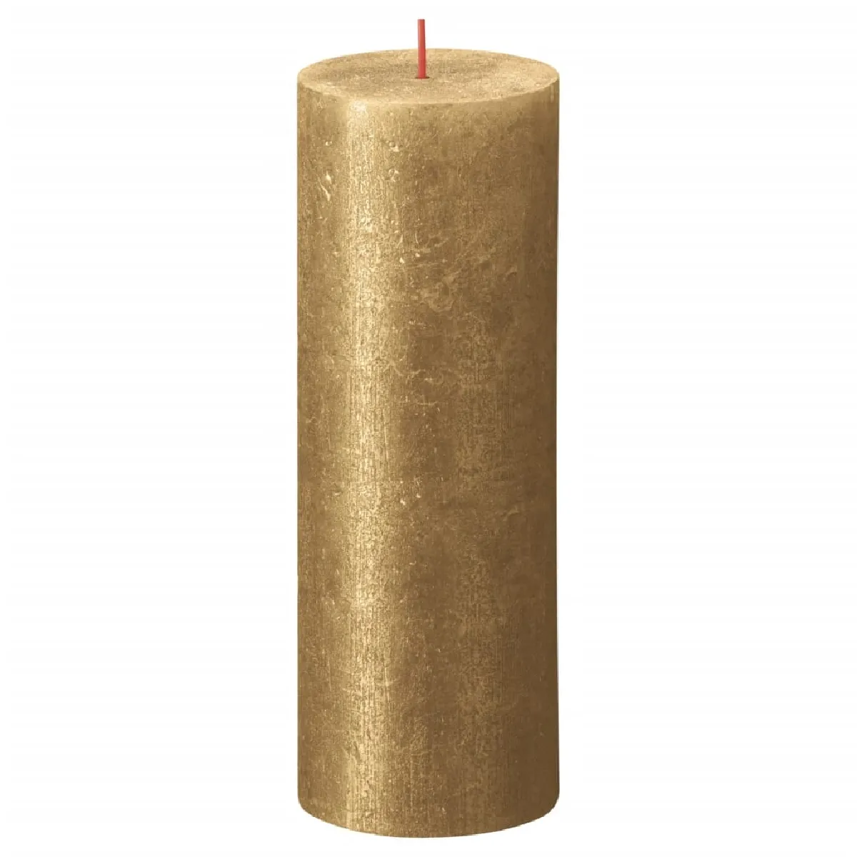 Bolsius Bougies Pilier Shimmer Doré