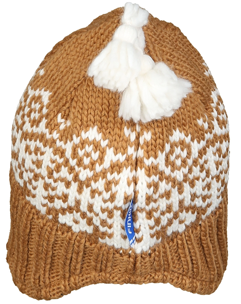 Strickmütze PEPPI in cinnamon/offwhite