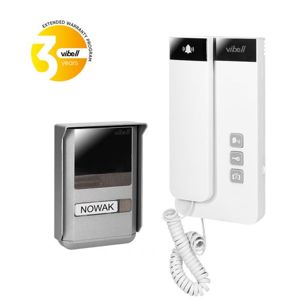 Vibell Kit Campainha Eletrónico Branco - OR-DOM-SL-923