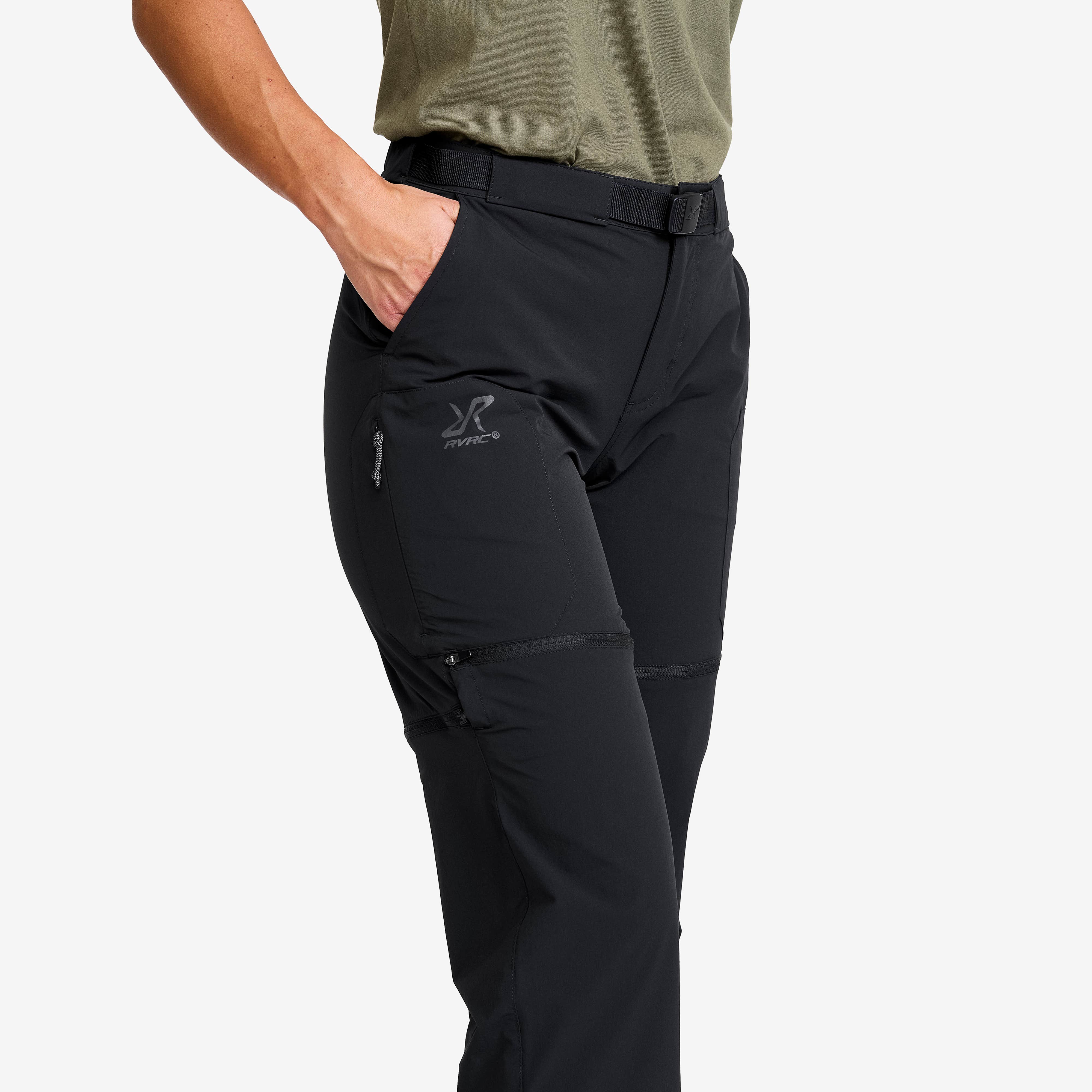 Elevate Hiking Zip-off Pants Dame Black