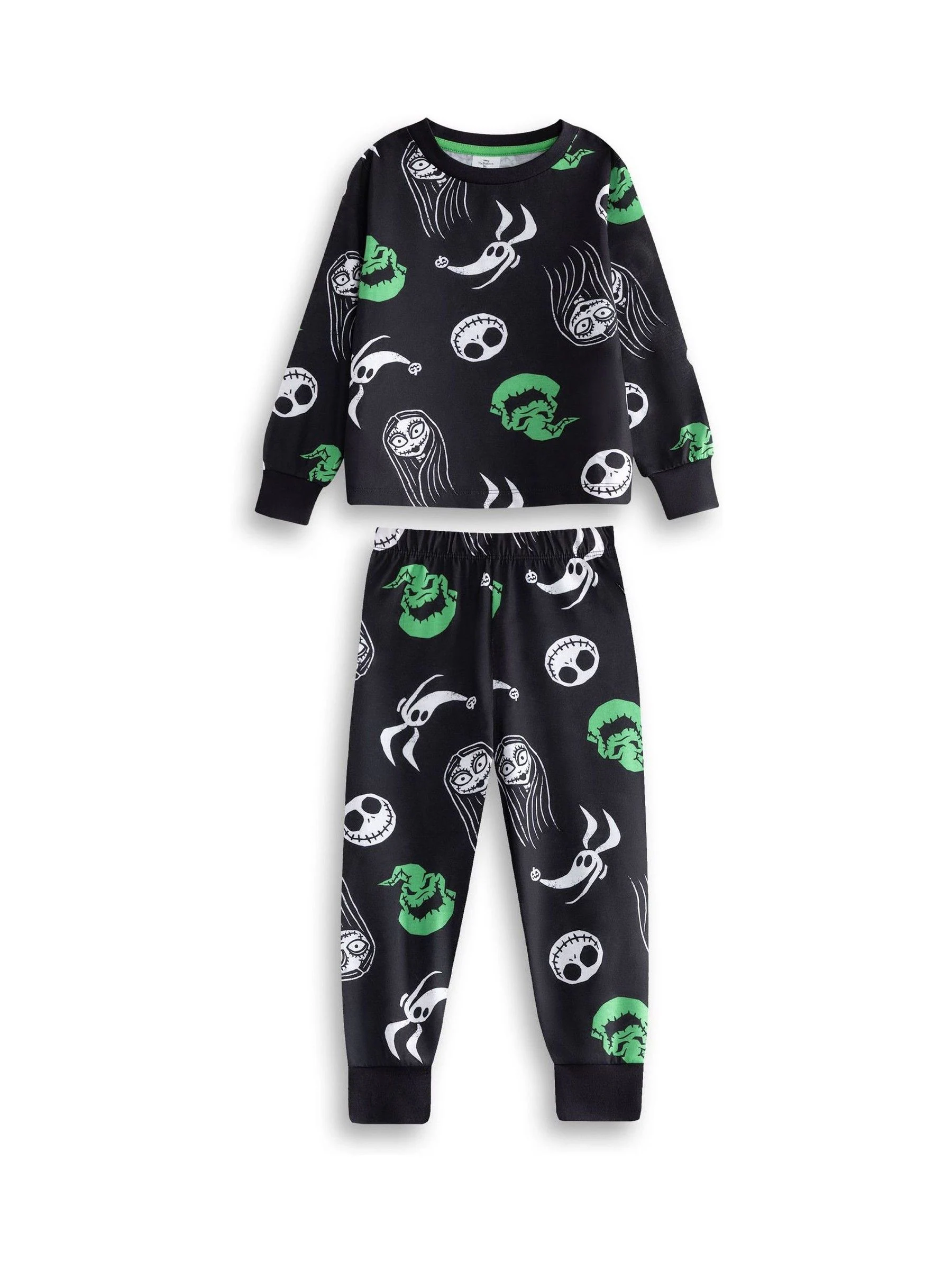 Vanilla Underground Disney Nightmare Before Christmas Long Sleeve Long Leg Pyjamas Set Multi-Pack of 2