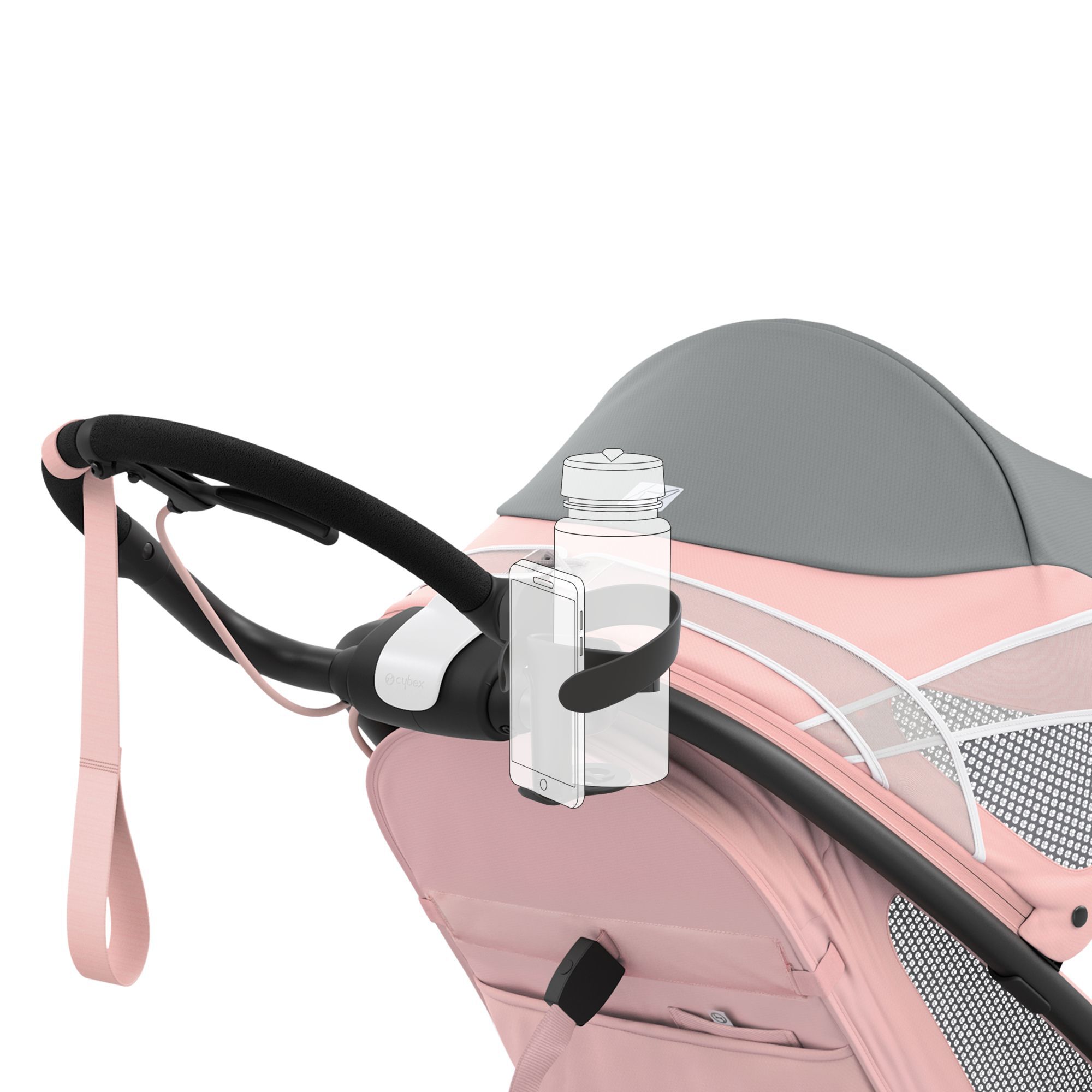 2-in-1 Getränkehalter Black