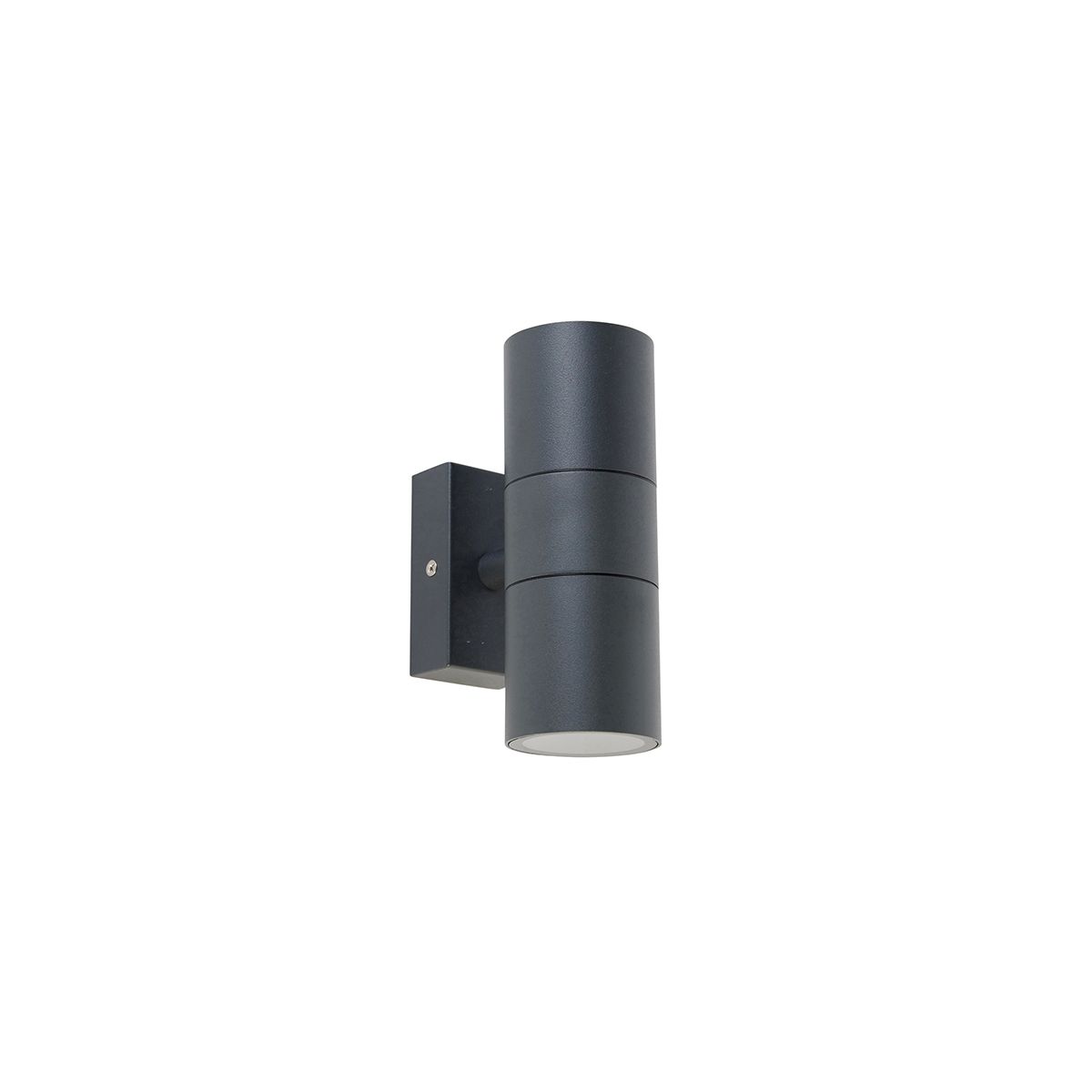 Buitenwandlamp donkergrijs 2-lichts IP44 - Duo