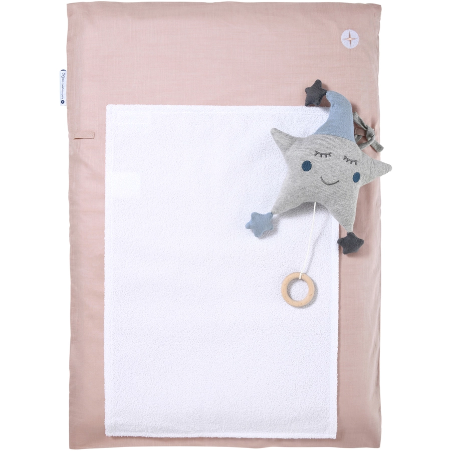 Nordic Coast Company Wickelauflage Schmal Altrosa