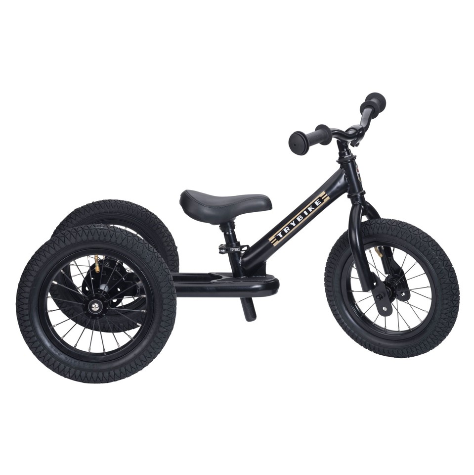Trybike - løbecykel, 3 hjulet, Sort