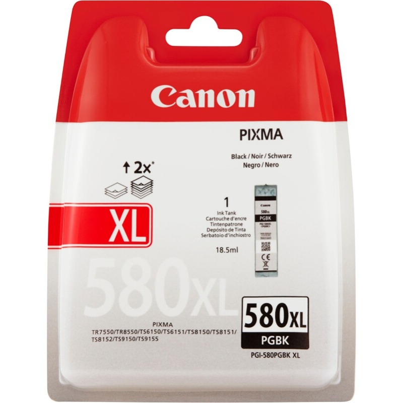 Cartouche d'encre Canon PGI-580 NOIR XL
