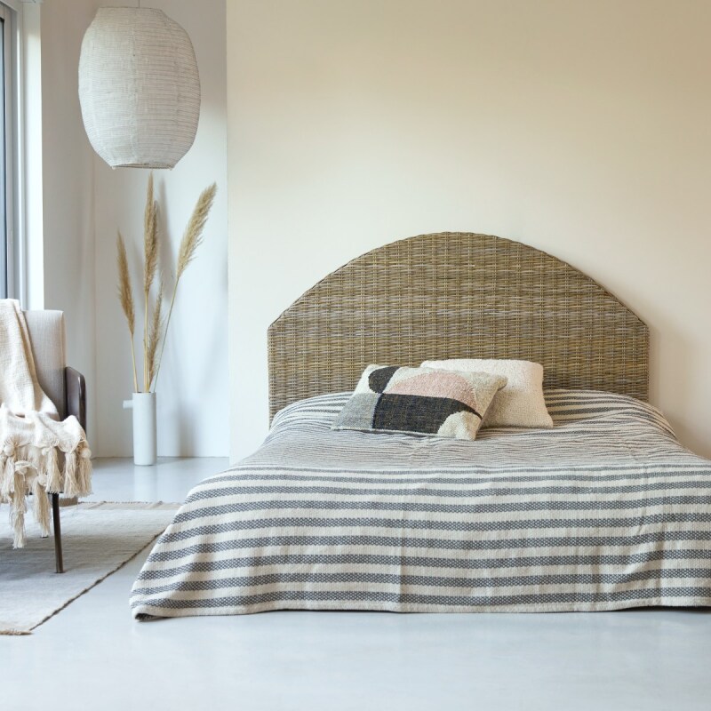 Tête de lit en en tige de kubu Louison H 110 x L 160 x P 8 cm
