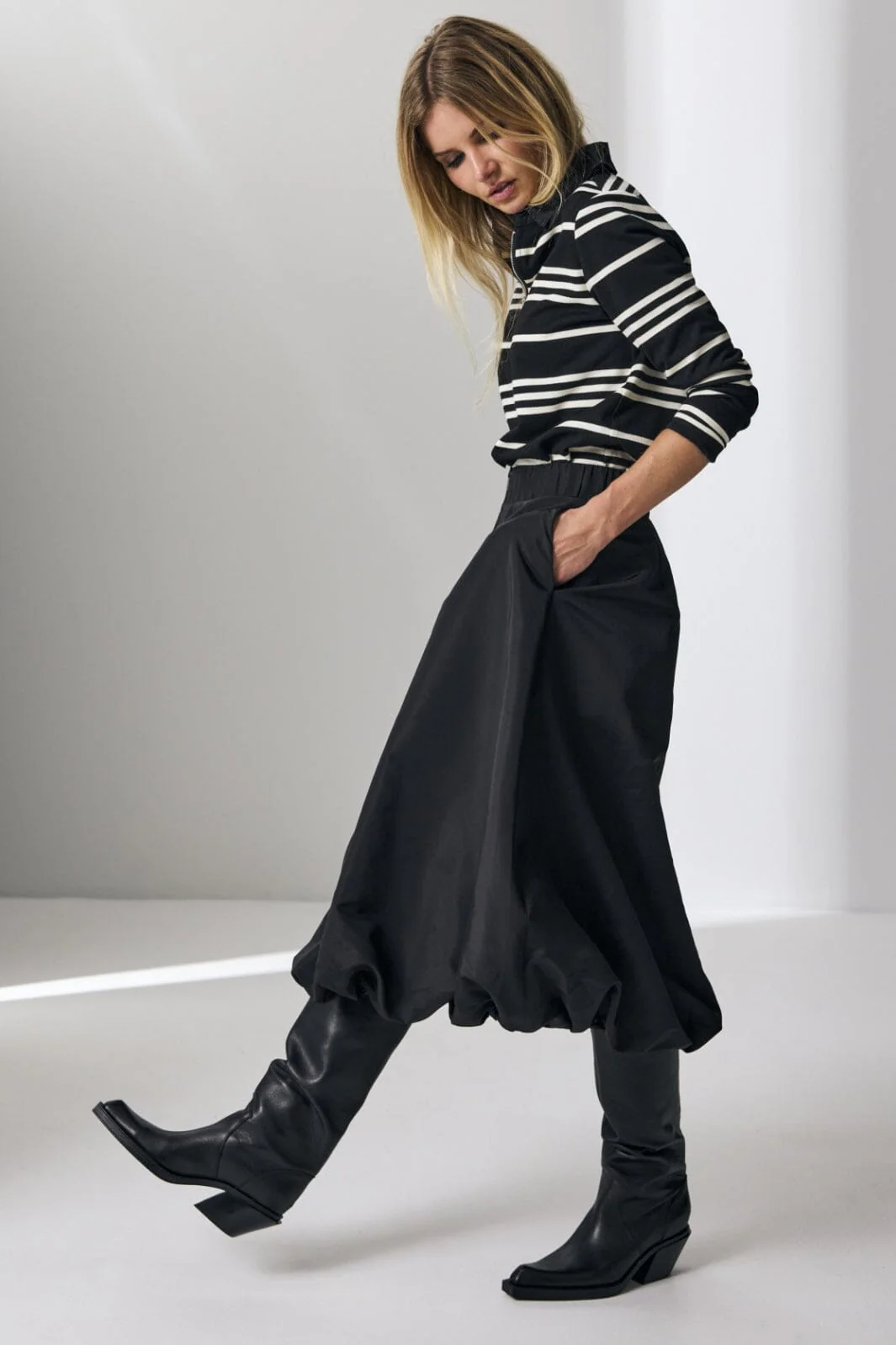 Co´Couture Tricecc Midi Balloon Skirt 34187