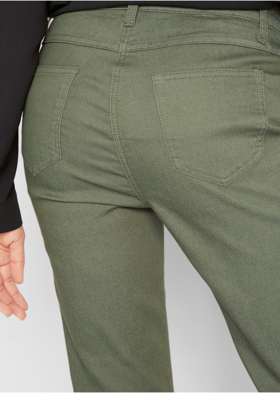 Pantalon 3/4 super-stretch avec taille confortable