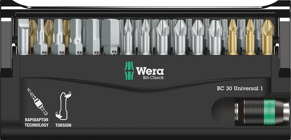 Wera Bit-Check 30 Universal 1 - Bitsatz kaufen | Bike-Discount