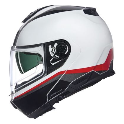 Casque Nolan N100-6 - INCOGNITO - Blanc / Rouge