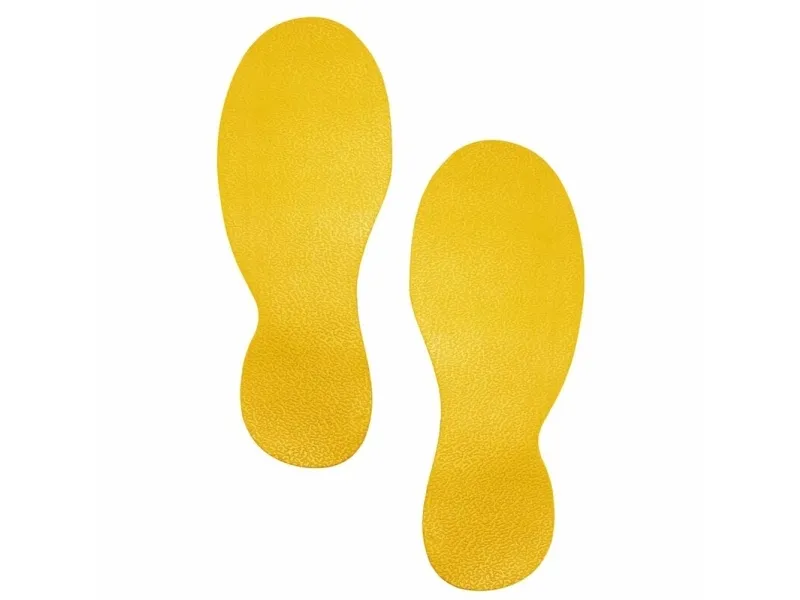 Gulvmarkering Fod Duraline Strong 90x240x0,07 mm gul - (5 sæt pr. pakke)