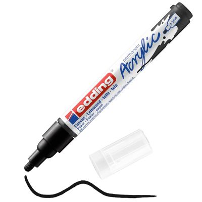 Edding 5100 - Marqueur acrylique - noir