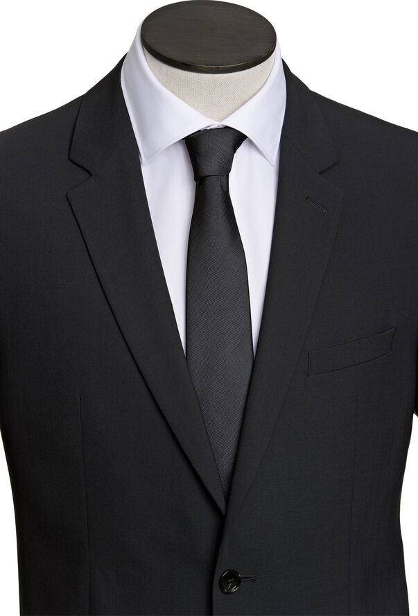 Lindbergh Polyester tie 7 cm Black