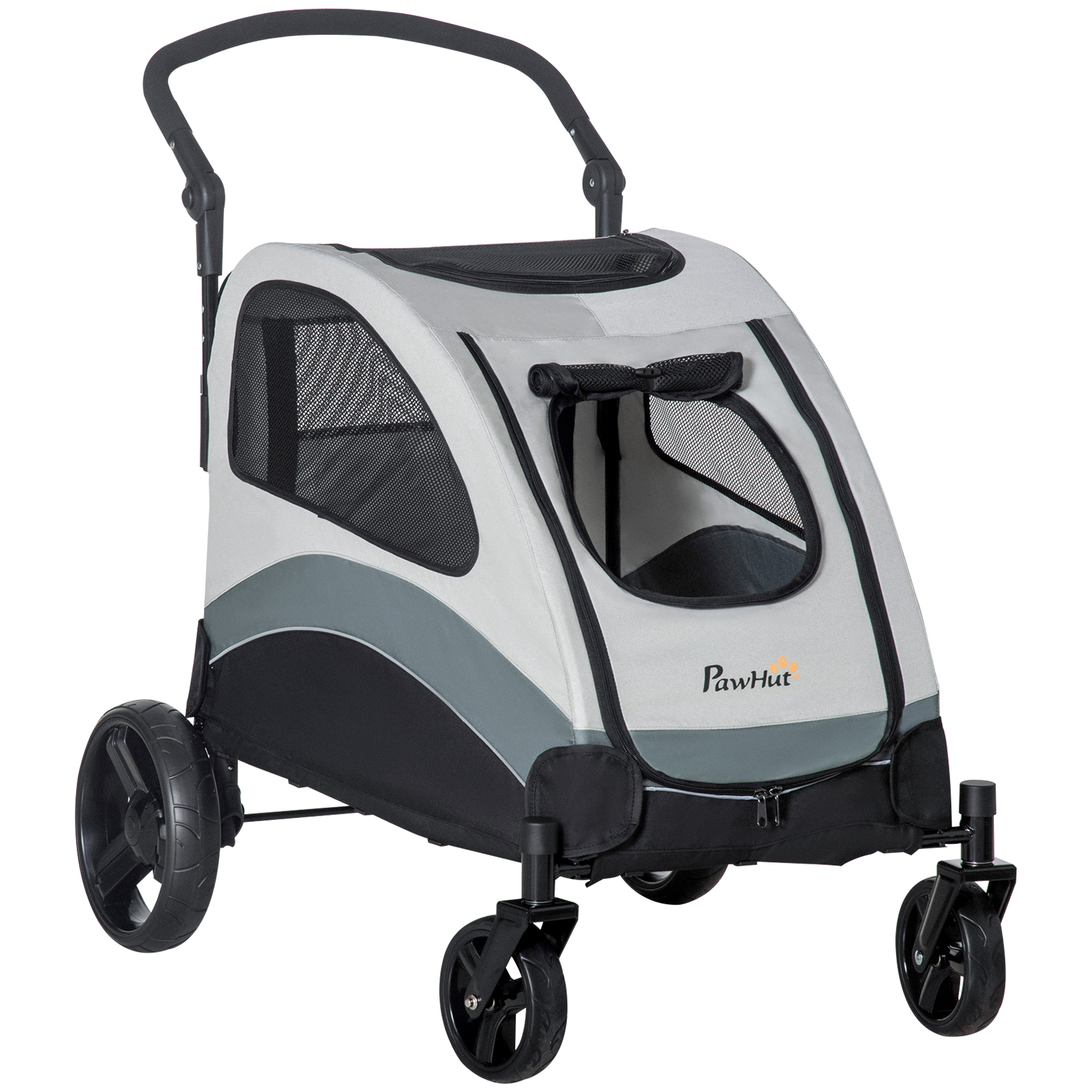 Carrinho de passeio dobrável para cães PawHut
