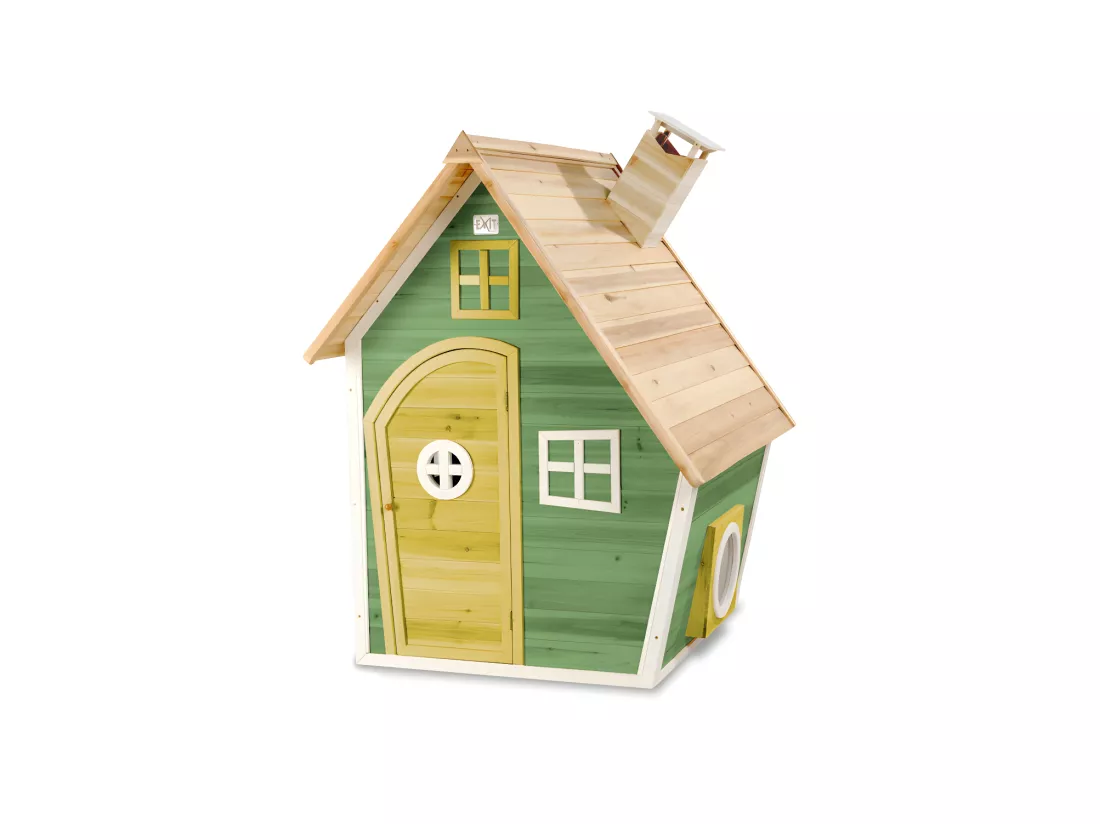 Maisonnette en bois pour enfants Fantasia 100 Vert - Exit Toys