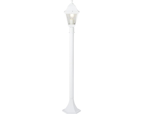 Buiten staande lamp, aluminium/glas, IP44, 1-lichts, HxB 1000x170 mm, Nissi wit