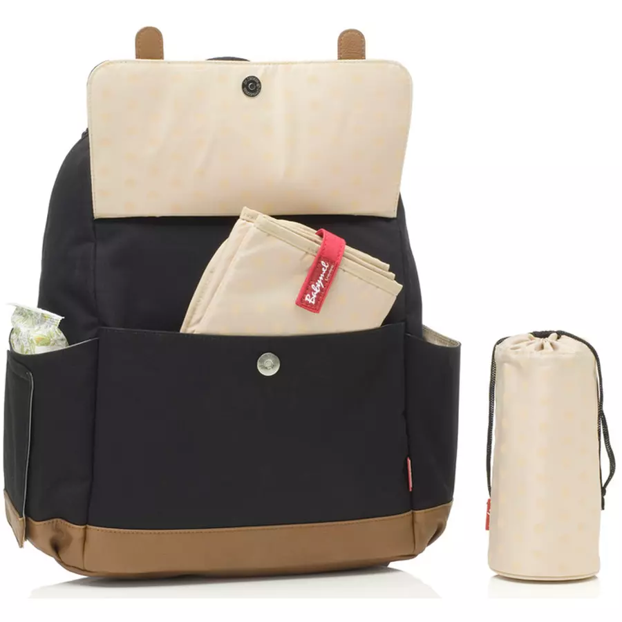 Babymel Wickelrucksack ECO Robyn Black