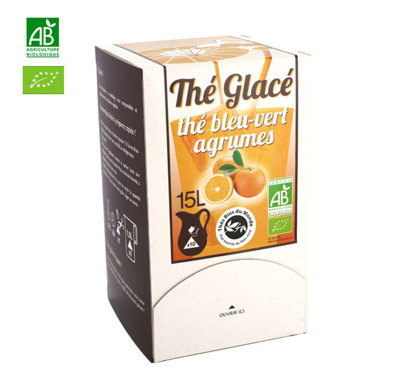 Thé glacé bio oolong agrumes
