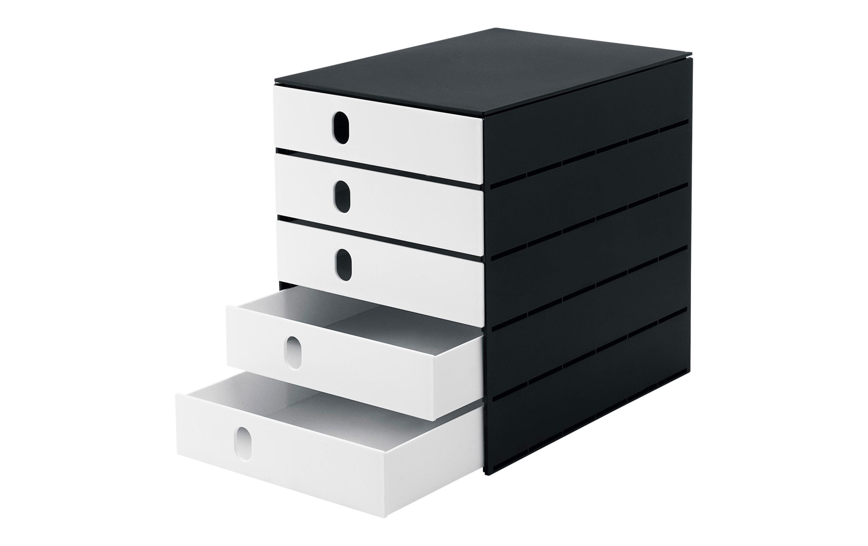 Schubladenbox styroval pro 49 mm 5 Schubladen, WeissSchubladenbox