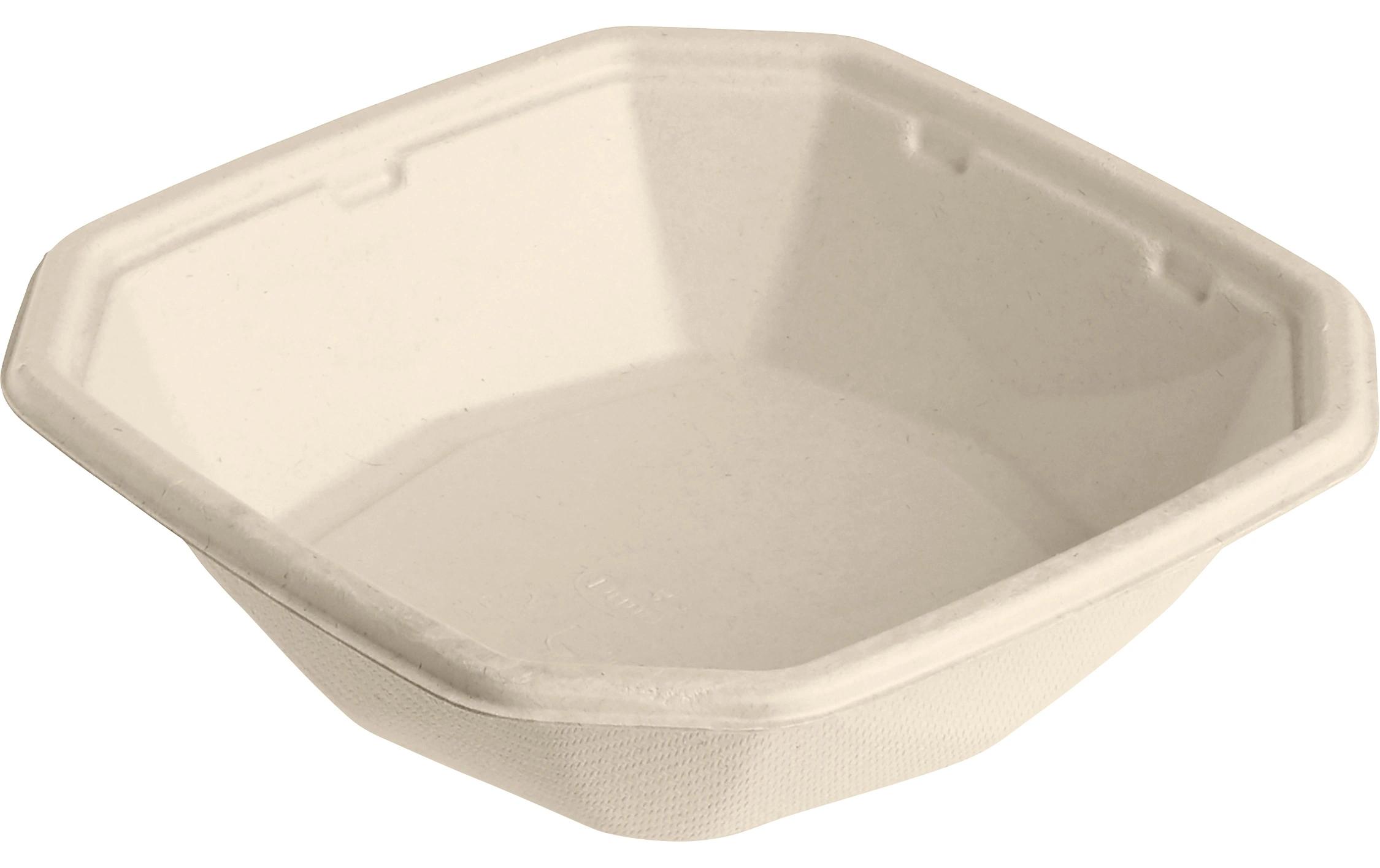 Einweg-Schale 400 ml Braun 300 Stk/Krt (6 x 50 Stk)Octabagasse-Schalen