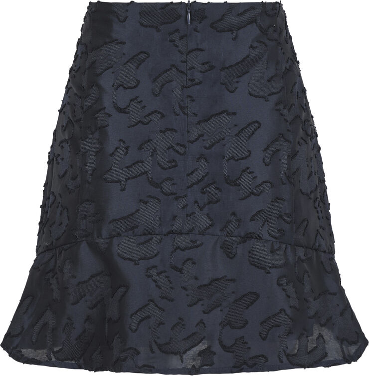 Neo Noir Loui Artwork Skirt Navy