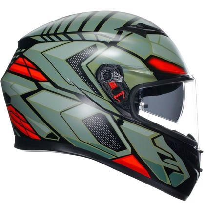 Casque AGV K3 - DECEPT MATT - Noir / Vert