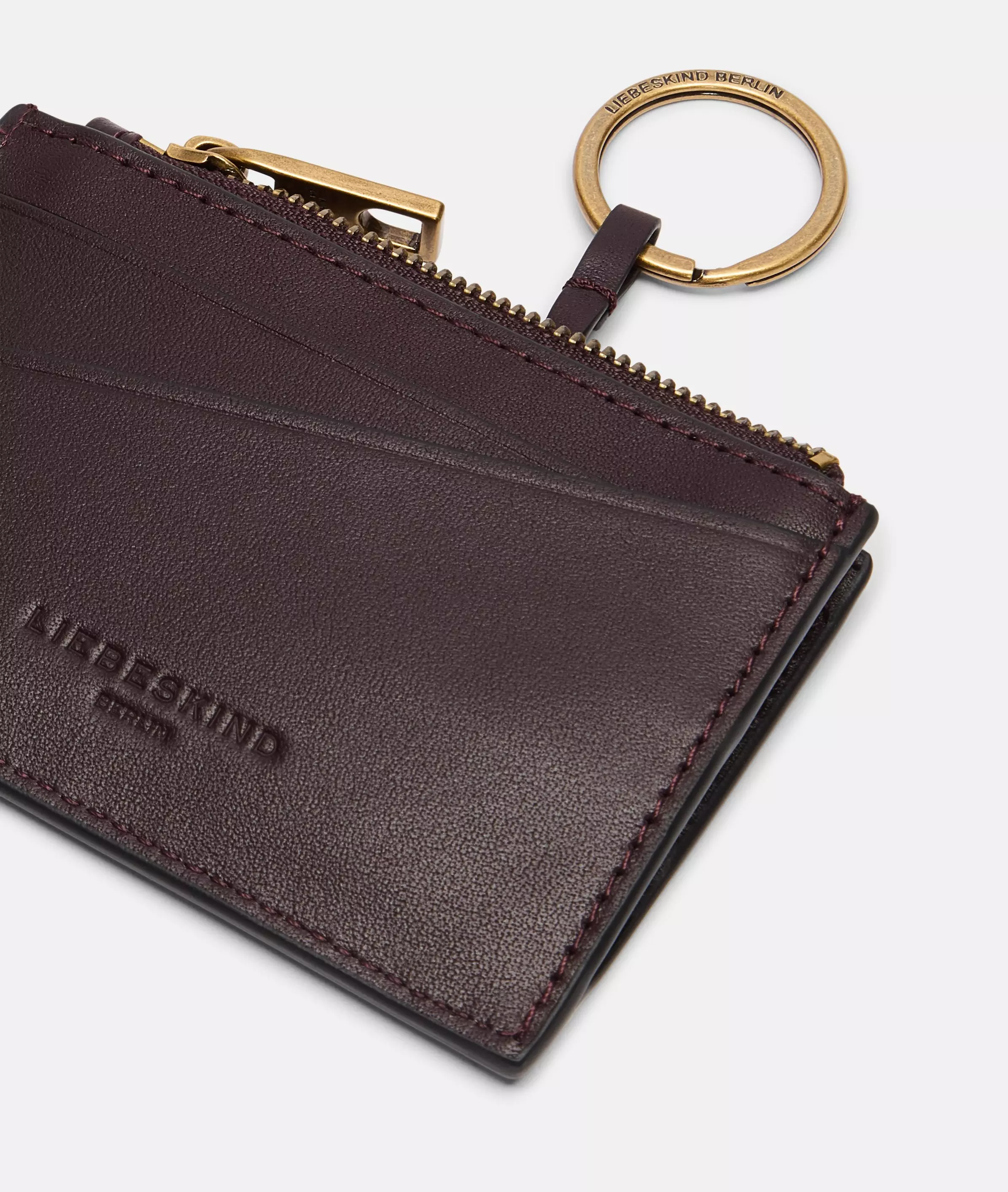 Wallet Card holder with coin pocket in nappa leather