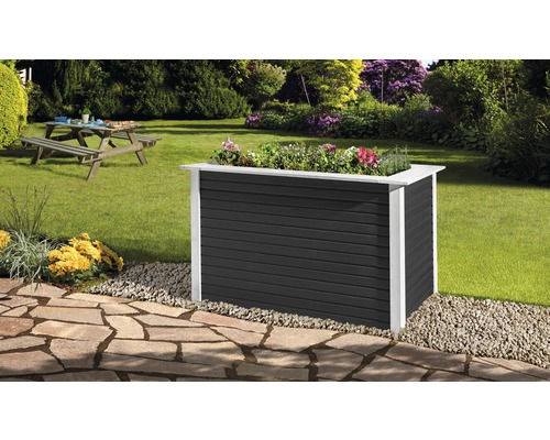 Classic verhoogde bak weka 28 mm wekaline 669 120x80x81 cm antraciet