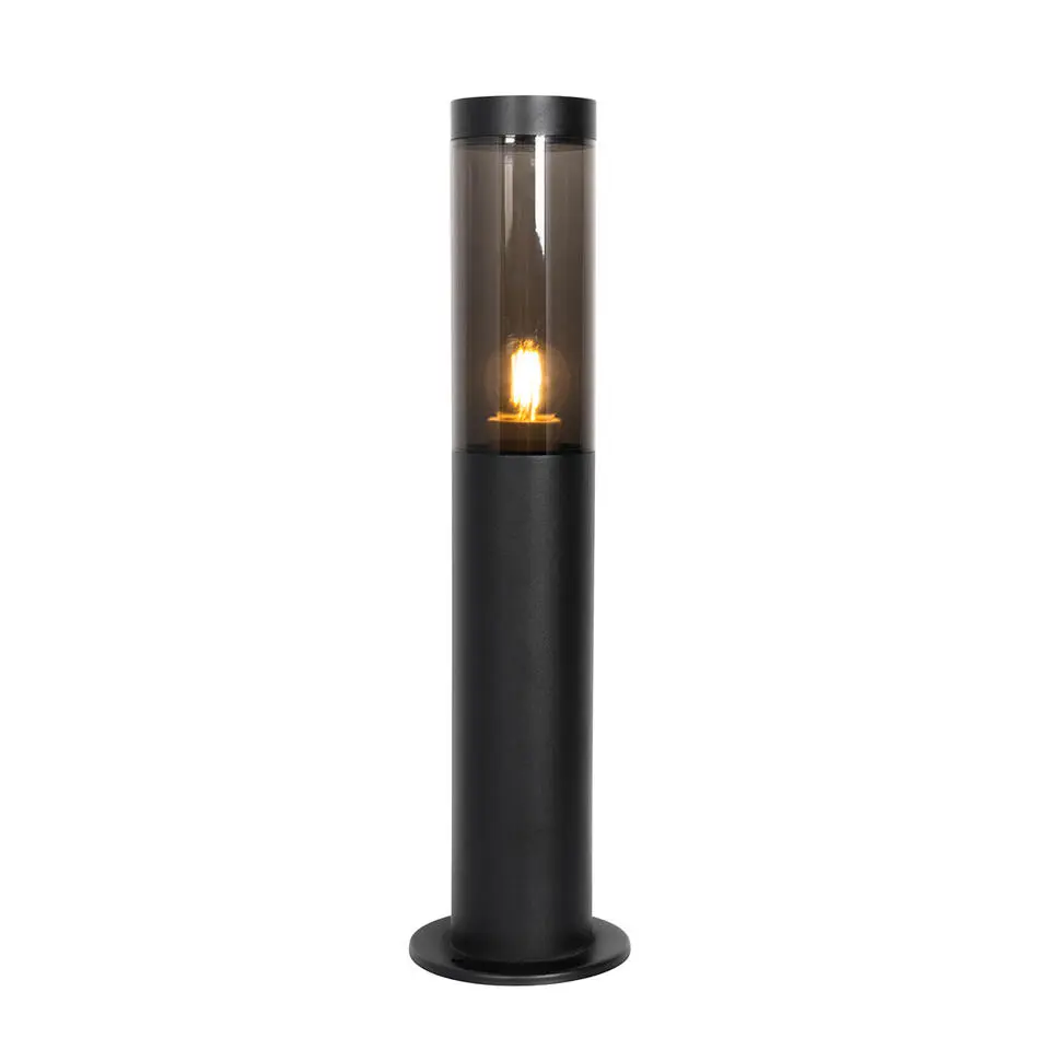 Qazqa staande buitenlampen rox zwart e27