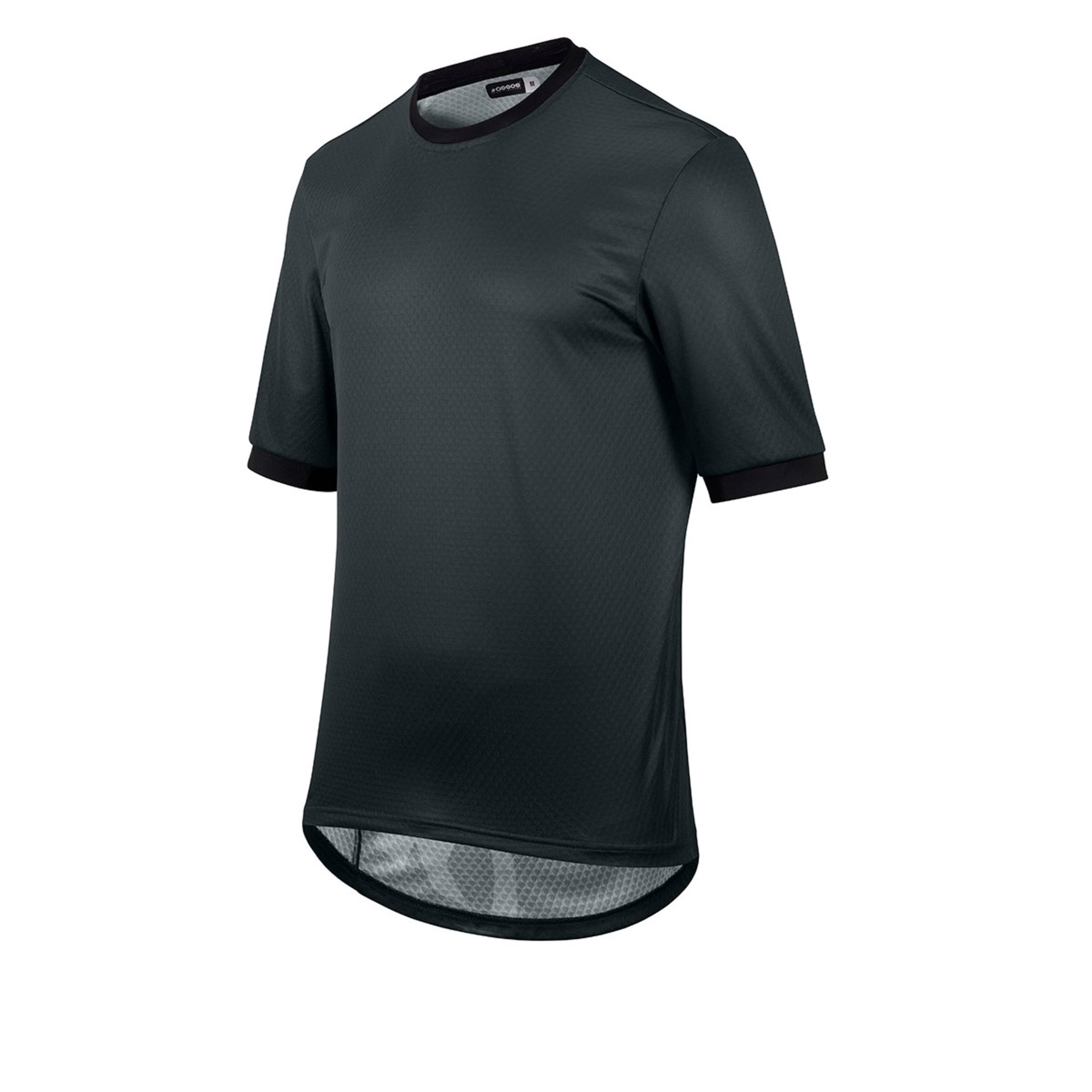 Assos Trail T3 MTB Fietsshirt Korte Mouwen Donkergrijs/Grijs Heren