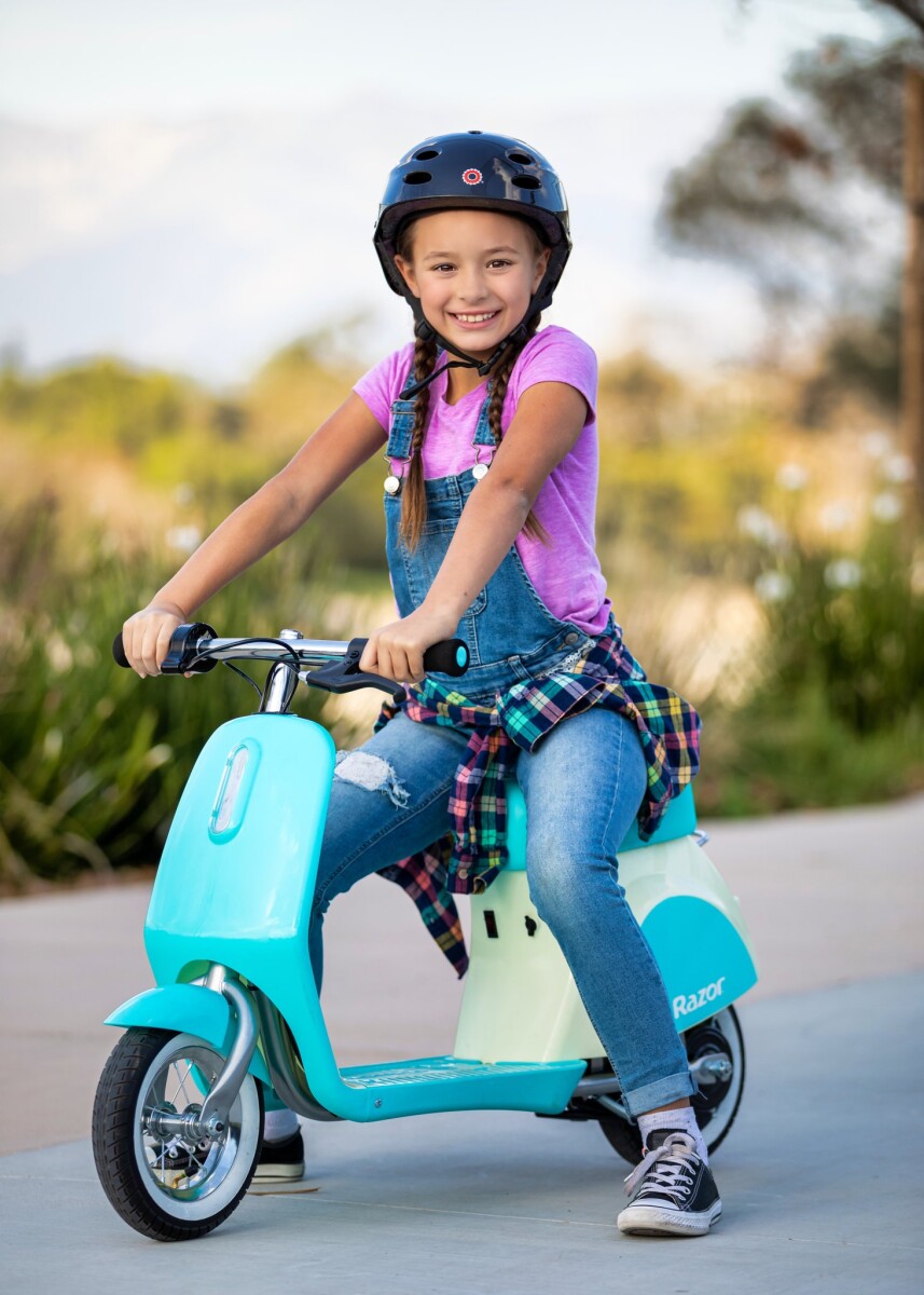 Razor - Pocket Mod Petite El Scooter Til Børn - Blå