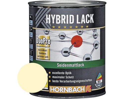 HORNBACH kleurrijke lak hybride lak meubellak zijdemat RAL 1015 licht ivoor 750 ml