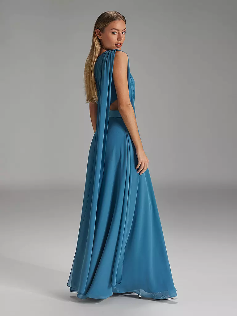 SWING Abendkleid blau