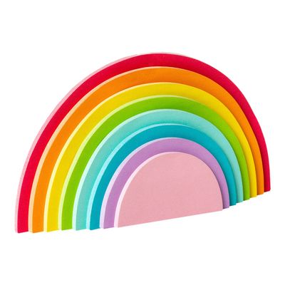 Legami - Bloc-notes autocollant - 12 x 6 cm - rainbow
