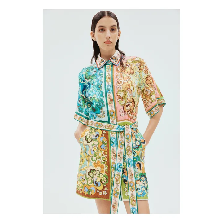 Alémais Robe Dreamer Lin | Vert