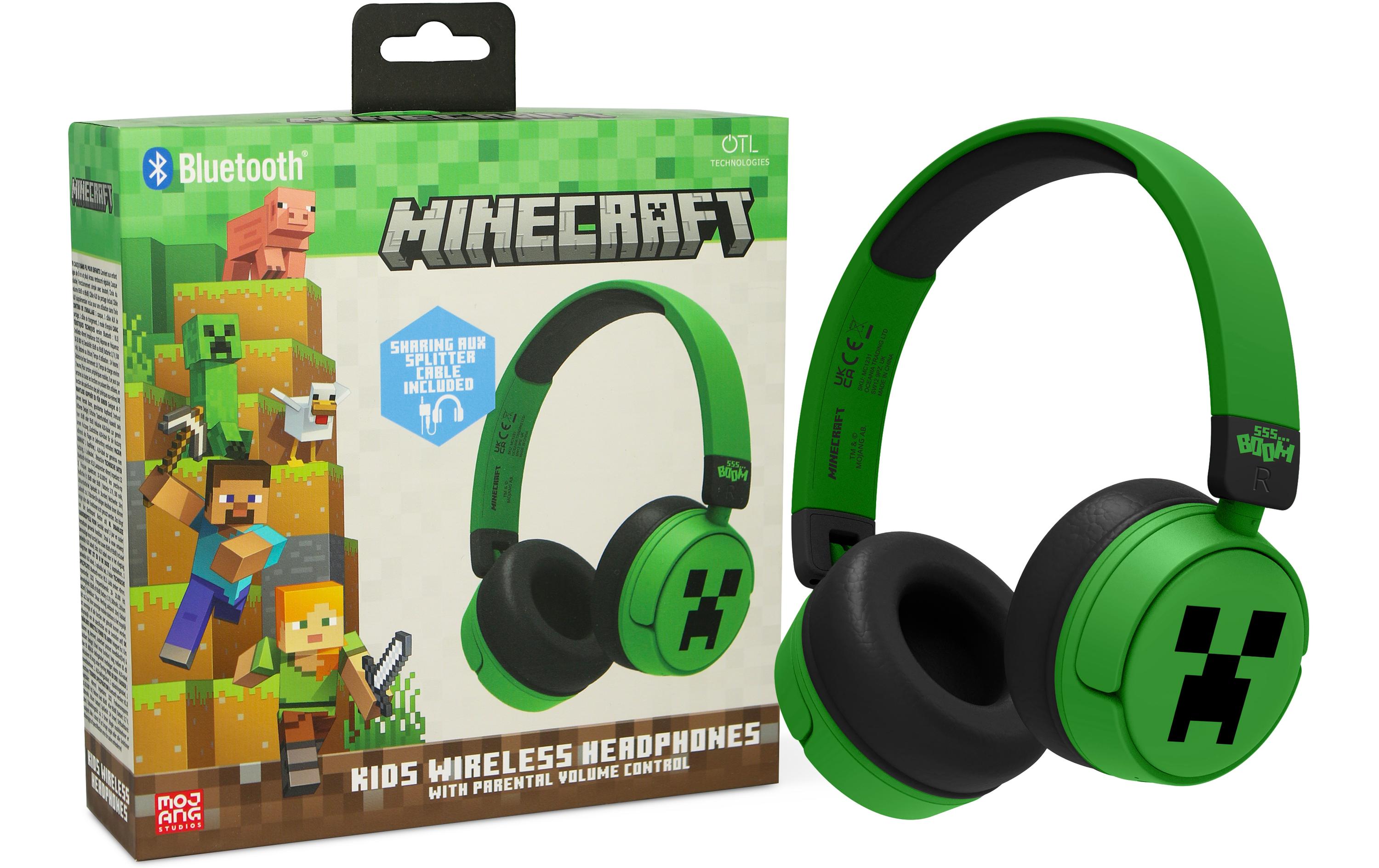 Minecraft Creeper Kabellose Kopfhörer für KinderBluethooth Kopfhörer