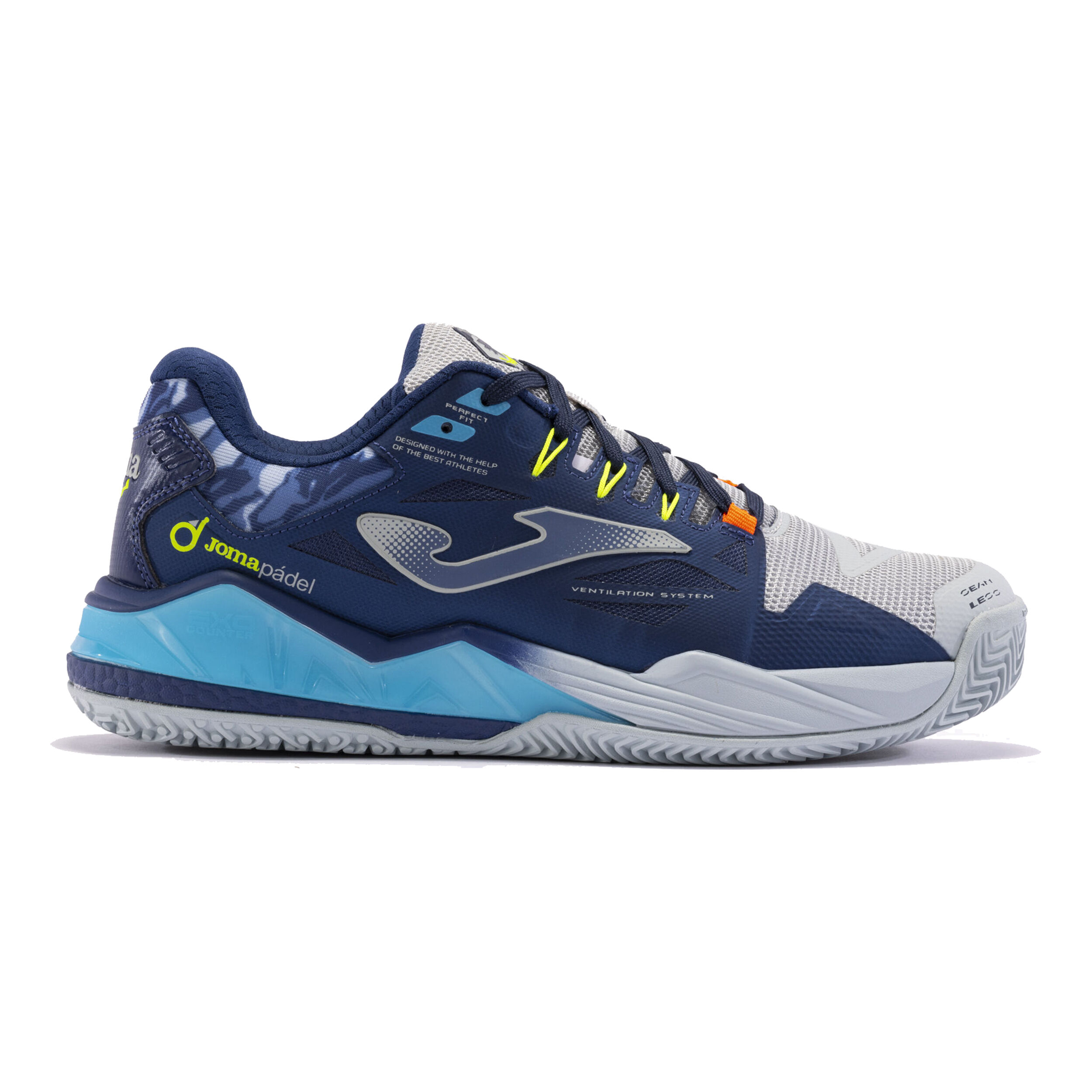 Joma SPIN Chaussures Padel Hommes - Bleu Foncé , Bleu