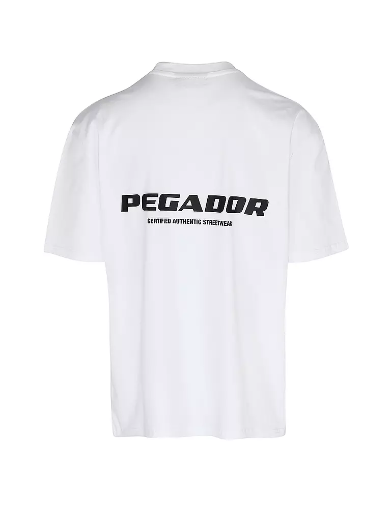 PEGADOR T-Shirt Oversized Fit weiss