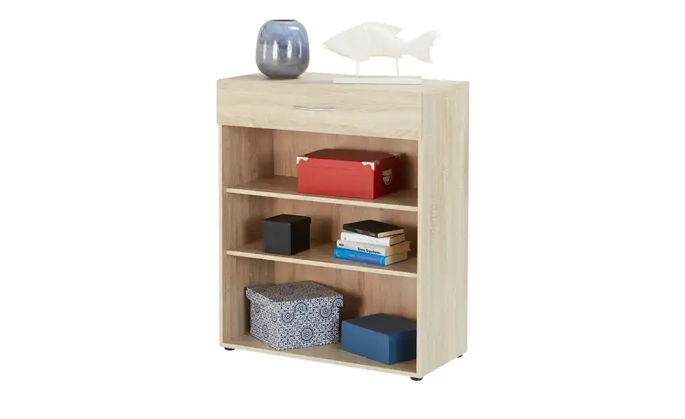 Regal Multischrank-System 80 cm 98 cm Eiche sägerau (Nachbildung)