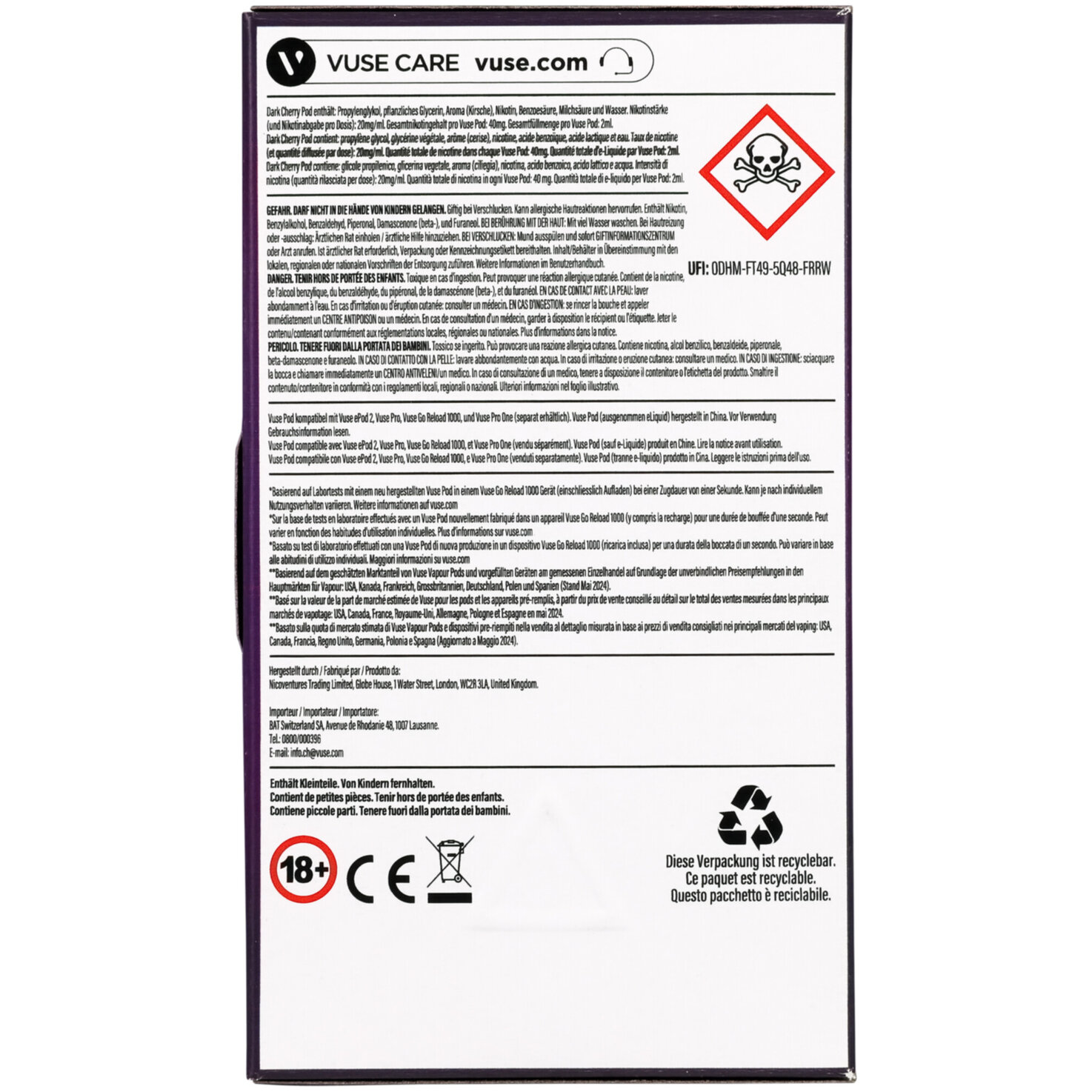 Vype Epod Vpro Very Berry