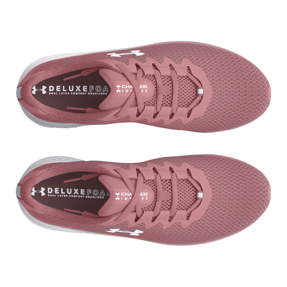 Under Armour UA CHARGED IMPULSE 3 - Chaussures running Femme pink elixir/pink elixir/white