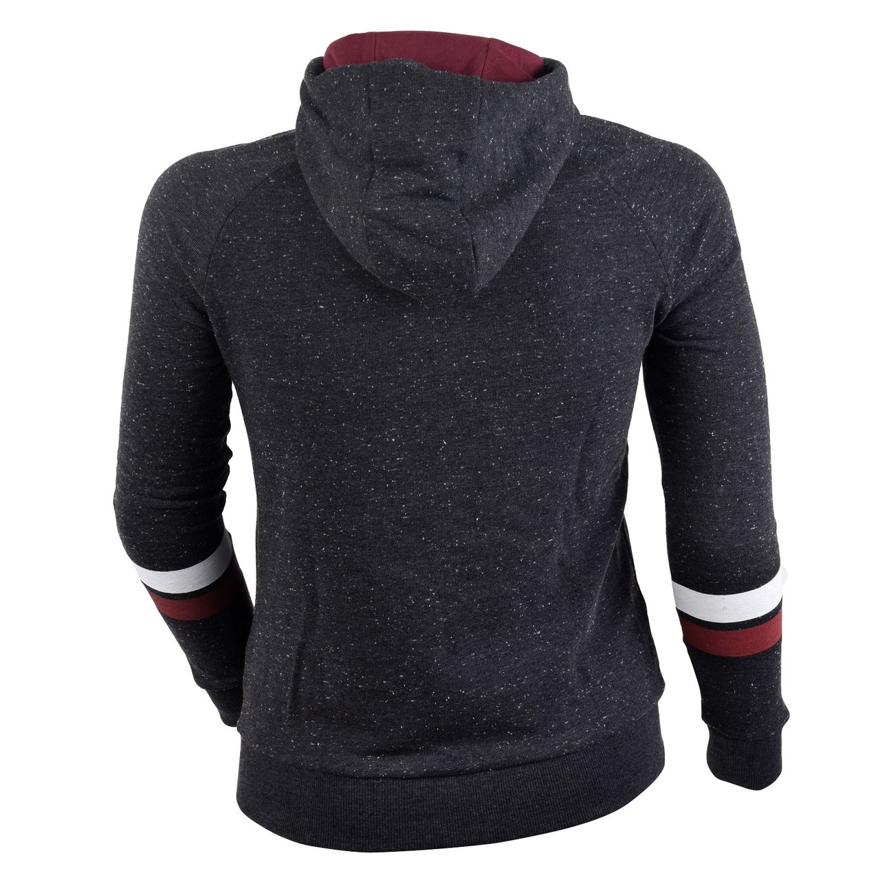 SAM Damen Kapuzenjacke, S, Black Melange